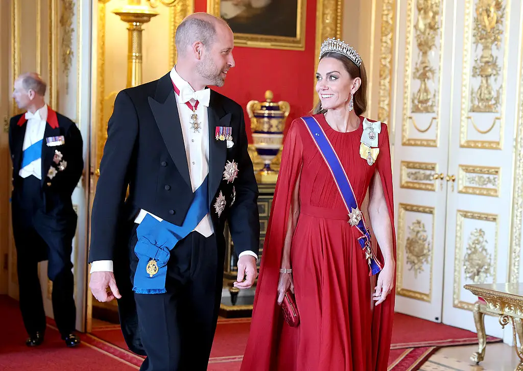 The Prince and Princess of Wales attended the State Banquet at Windsor Castle (Photo by Chris Jackson/Getty Images)