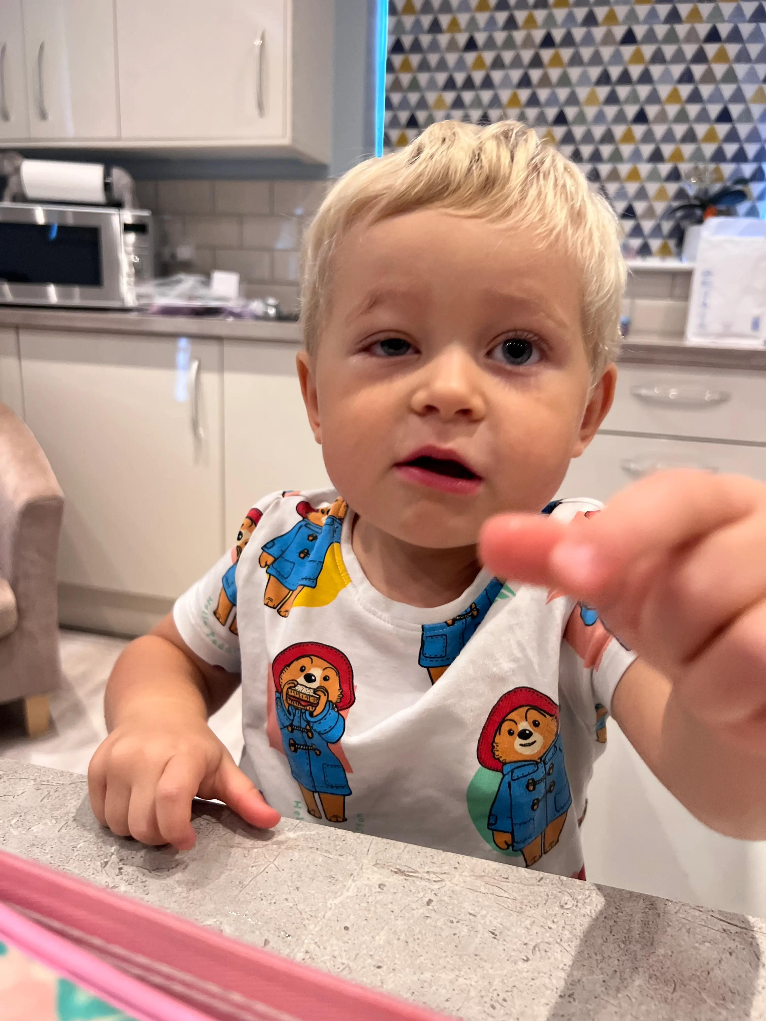 George's treatment is ongoing. (SWNS)