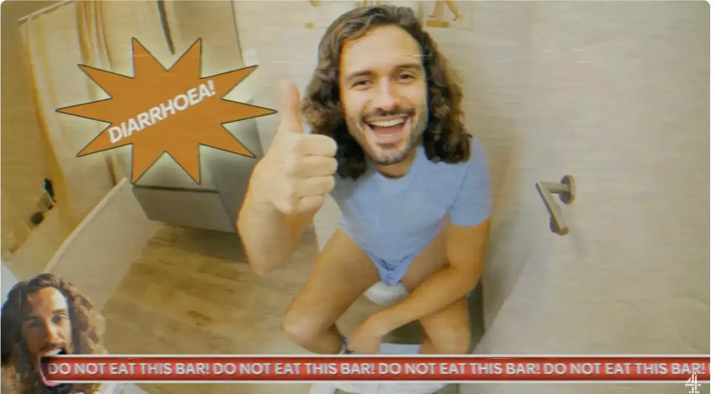 Wicks says he is aiming to raise awareness of what really goes into these bars (Channel 4)