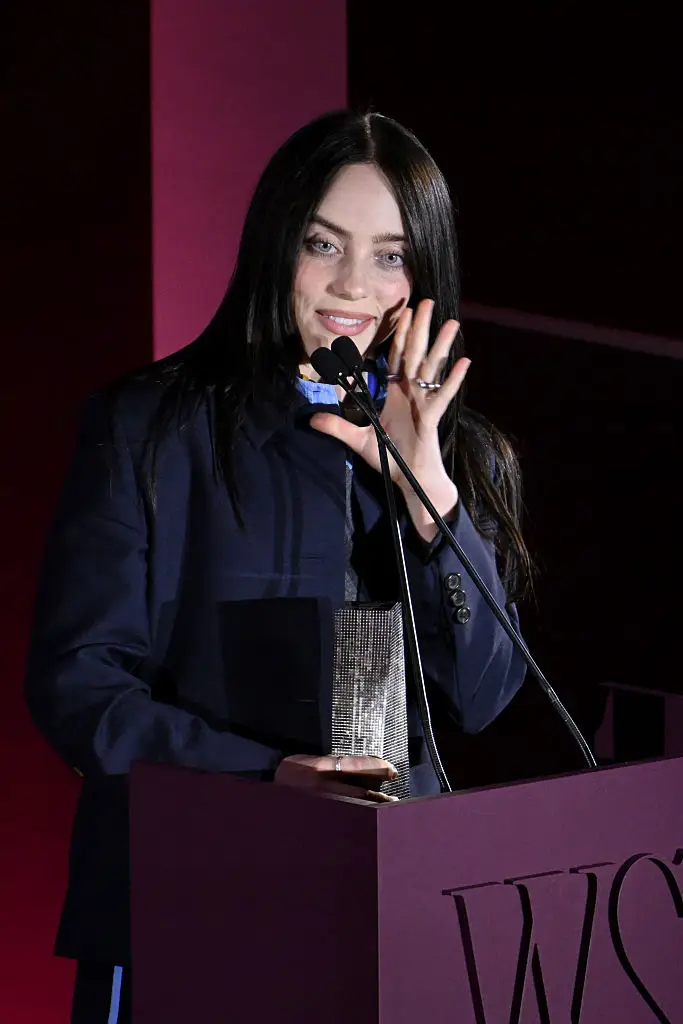 Billie Eilish, 23, called out billionaires for hoarding their wealth at the WSJ Magazine Innovator Awards last week (Noam Galai / Stringer / Getty Images)