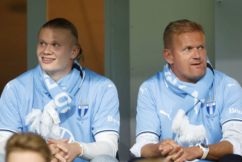 Erling's father played for Manchester City for three years (ANDREAS HILLERGREN/TT / Contributor / Getty Images)