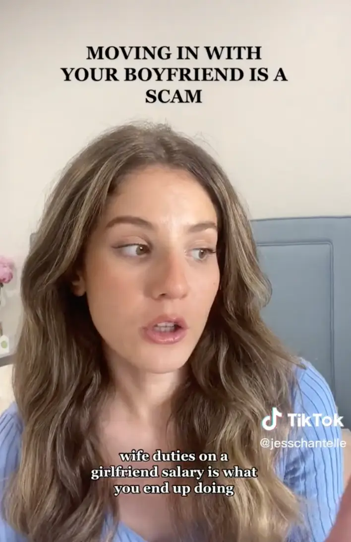 Jess said she's not acting like a wife until she's had a lifelong commitment.