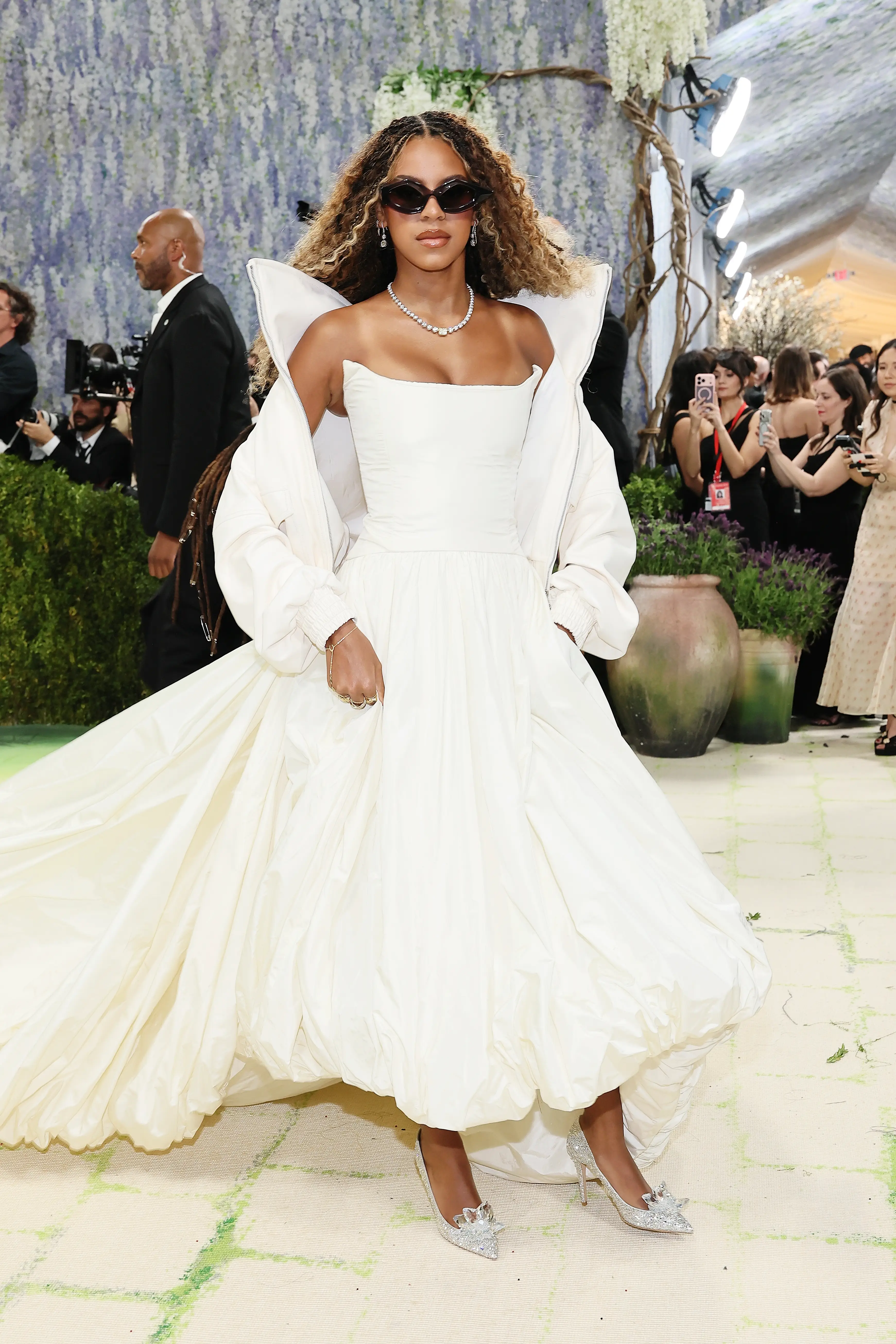 One body language expert believes Blue Ivy was 'nervous' over her first appearance (Mike Coppola/Getty Images)