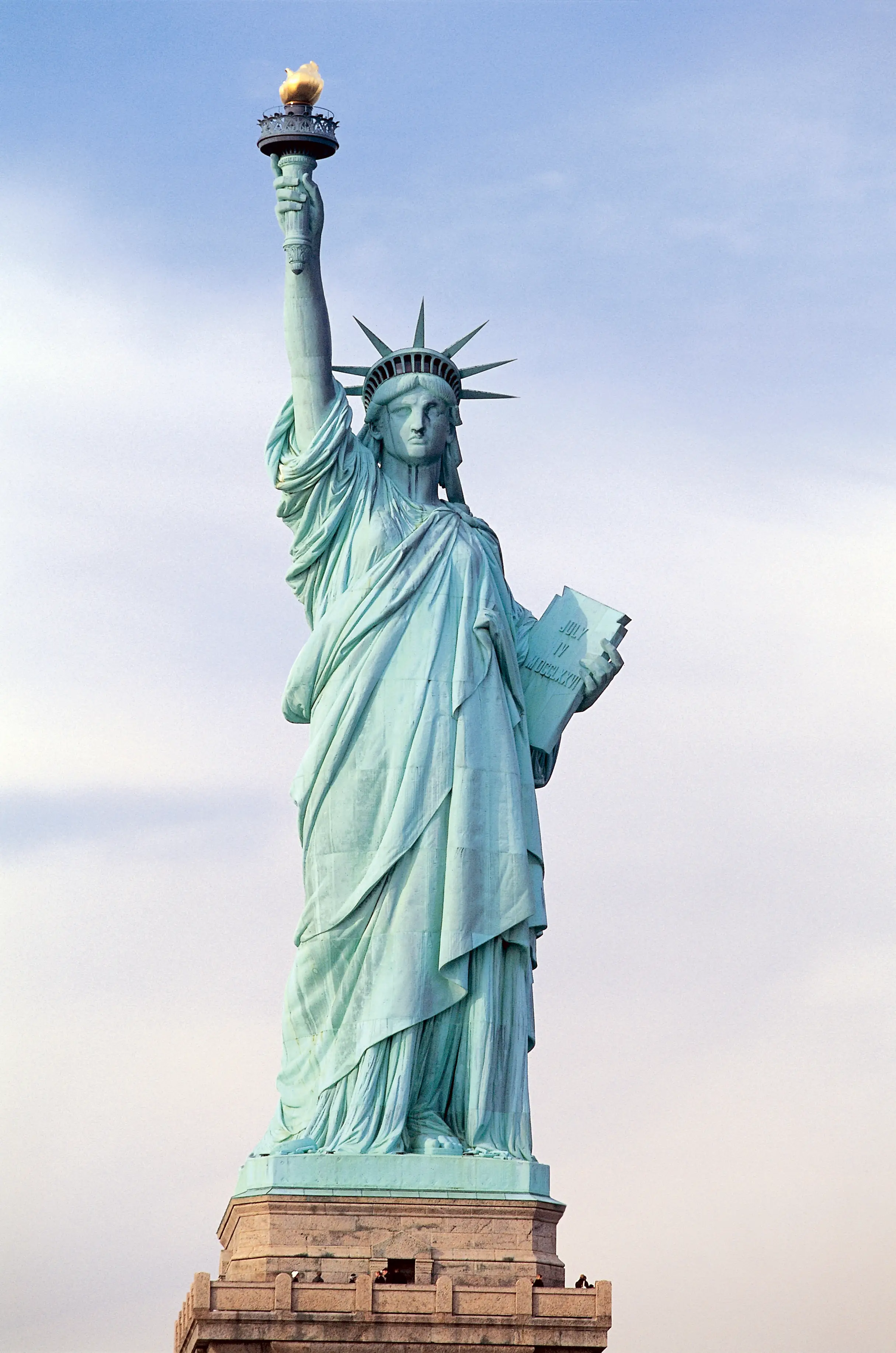 Glucksmann has asked for the iconic Lady Liberty statue France gifted America back in 1884 back (DeAgostini/Getty Images)