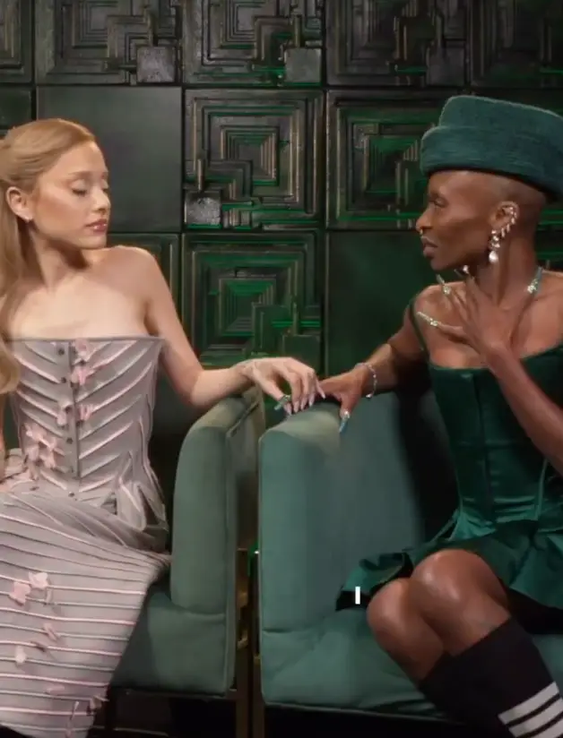 Every aspect of the interview left viewers baffled (Instagram/@outmagazine)