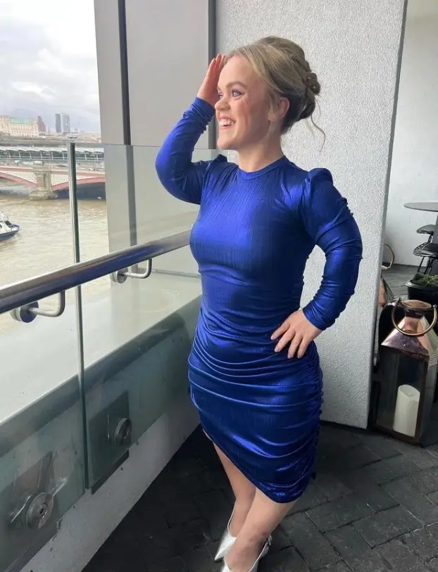 The 28-year-old has achondroplasia dwarfism.