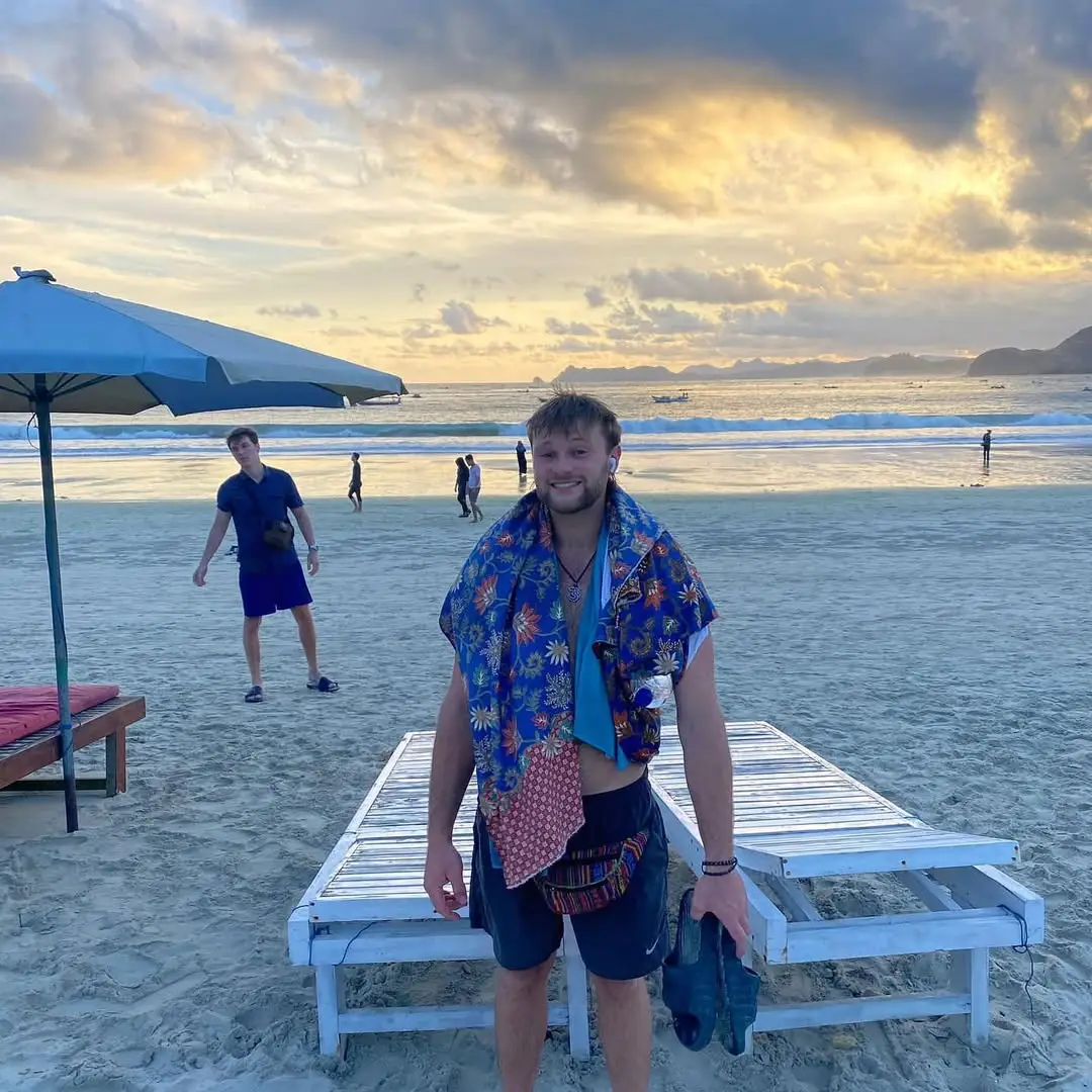 Sam's parents said Race Across The World 'opened his eyes to the wonder of adventure and travel' (Instagram/@‌sam_gardiner_)