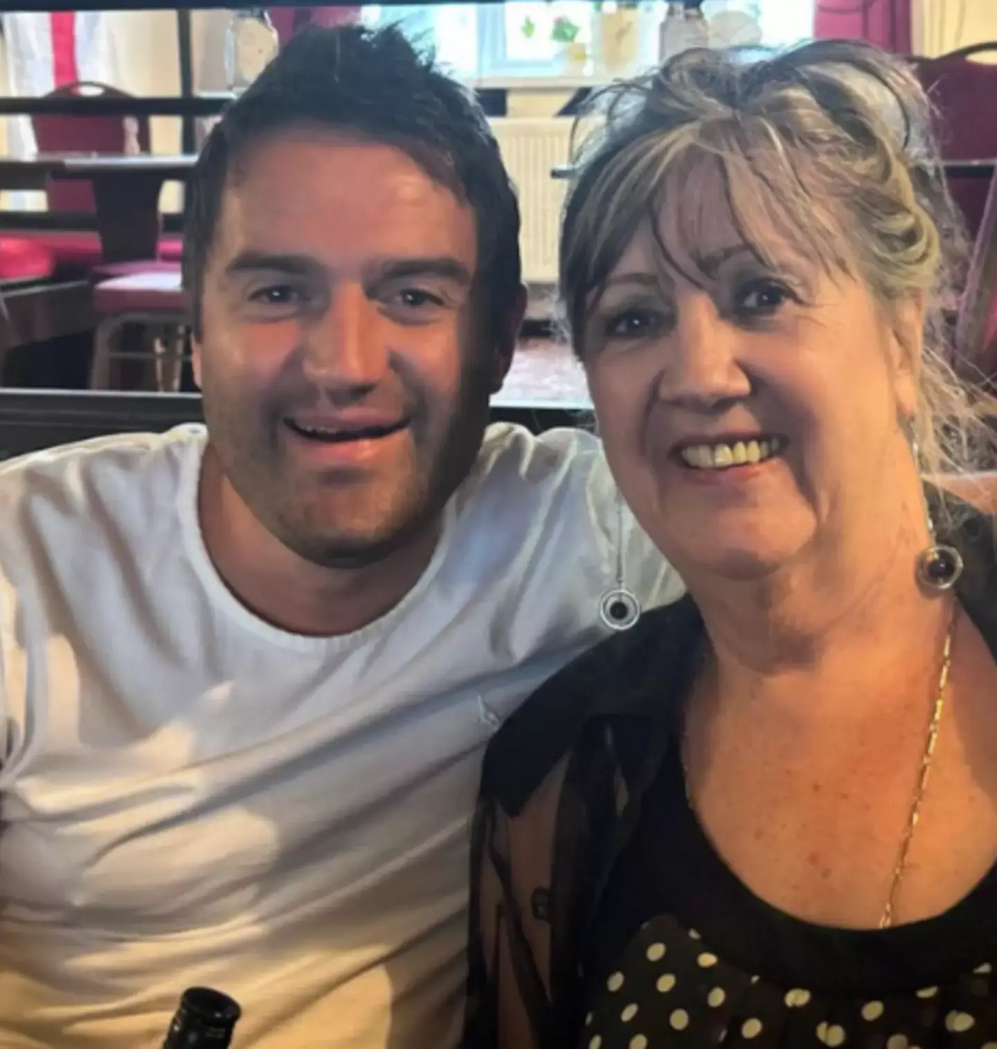 Linda has opened up about the last words her son said to her. (Instagram/@georgegilbey)