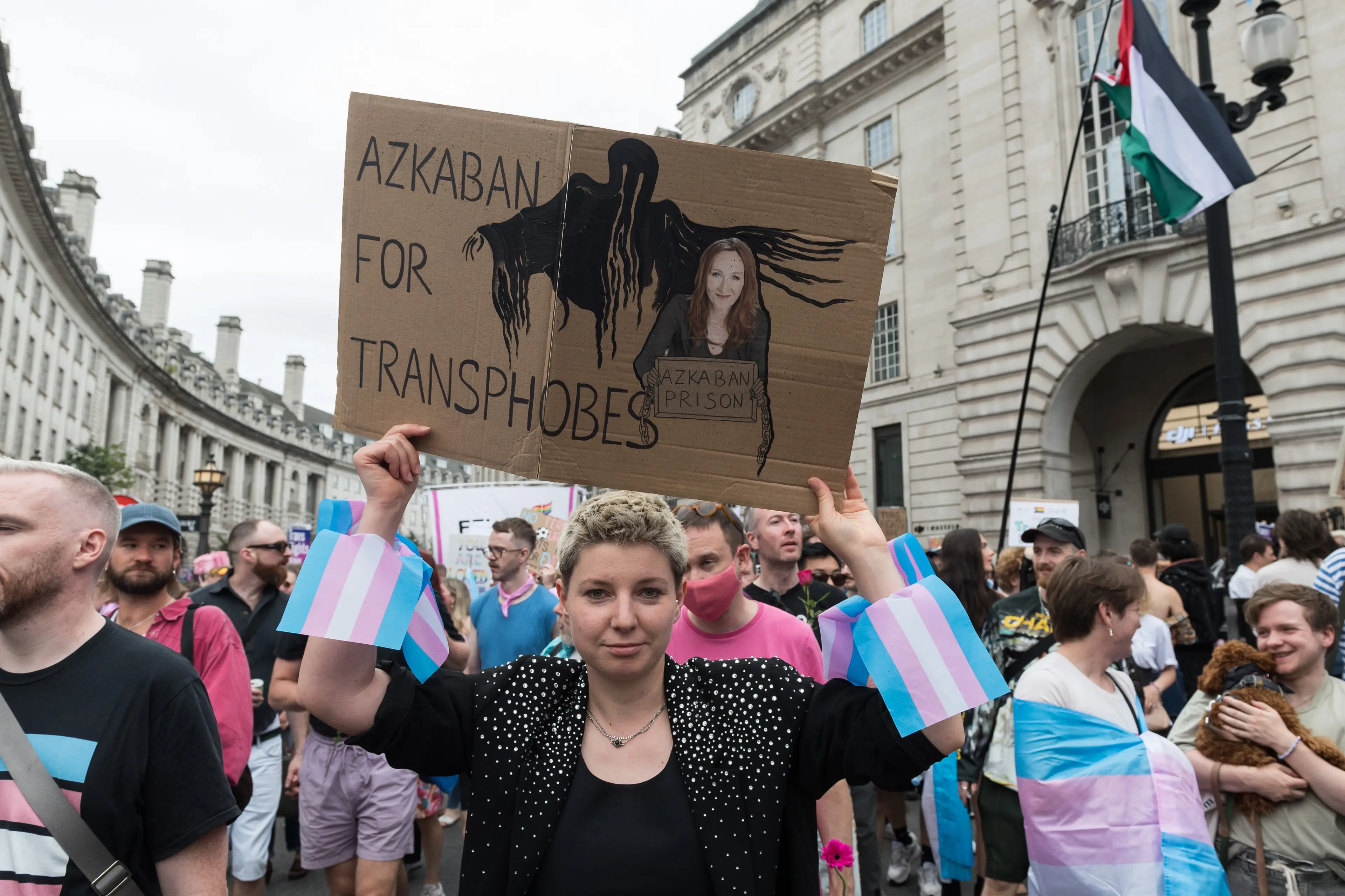 The author has long been anti-trans (Wiktor Szymanowicz/Future Publishing via Getty Images)