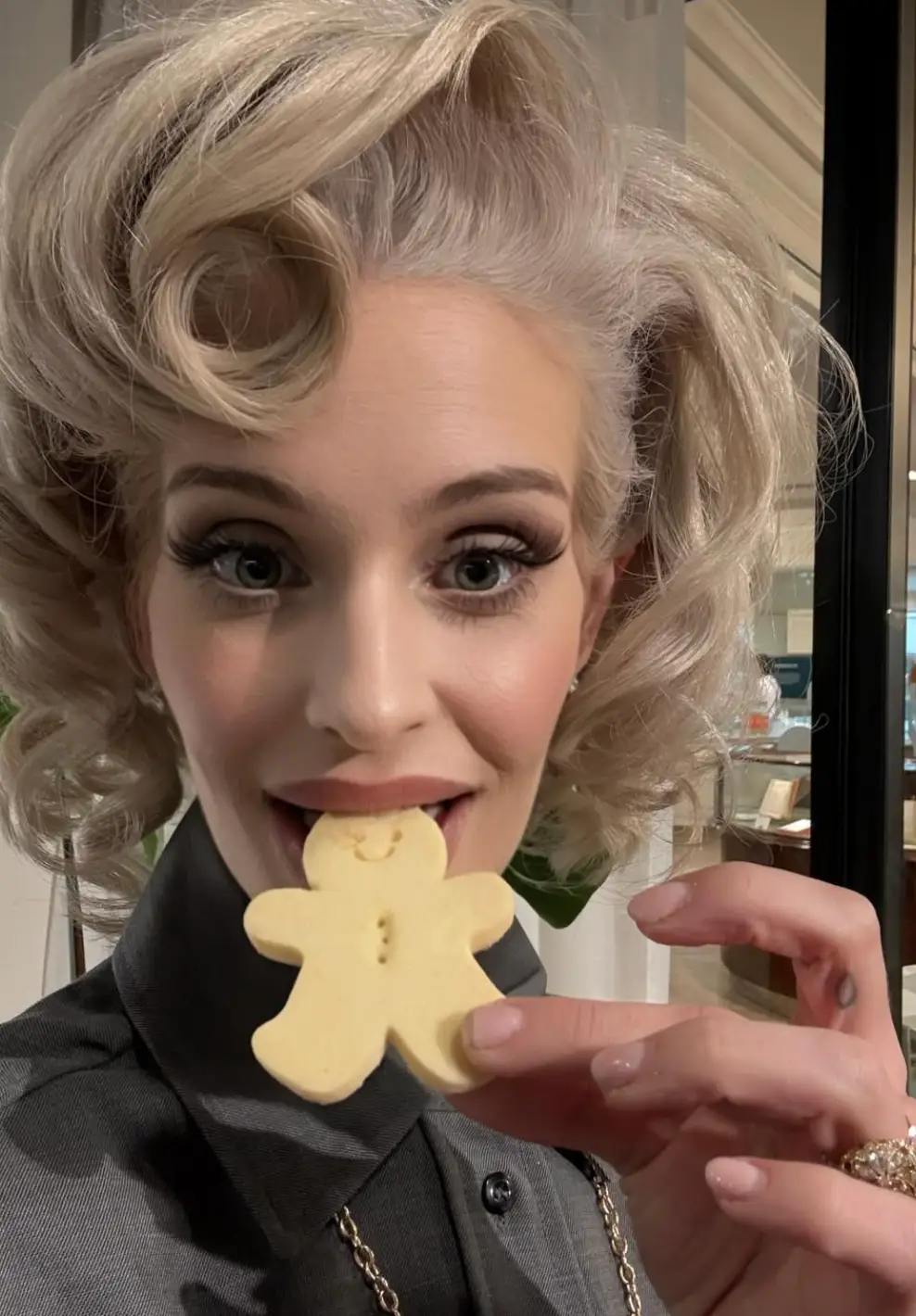 Kelly shared a photo from a Fortnum & Mason event this week (Instagram/@kellyosbourne)