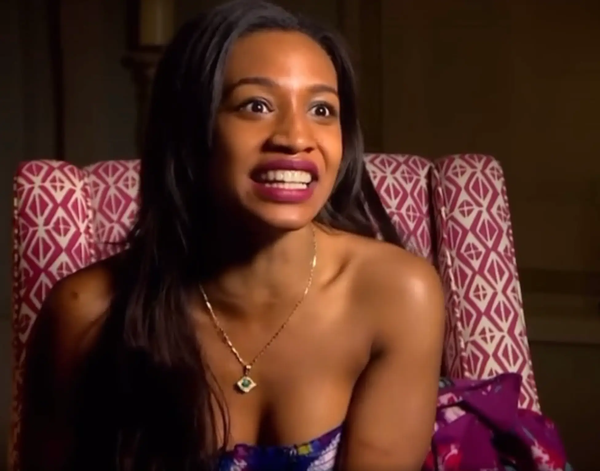 Love is Blind UK's Nicole once appeared on Come Dine With Me. (Channel 4)