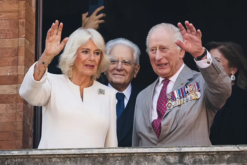 Camilla and Charles were visiting Italy at the time (Alessandro Bremec/NurPhoto via Getty Images)