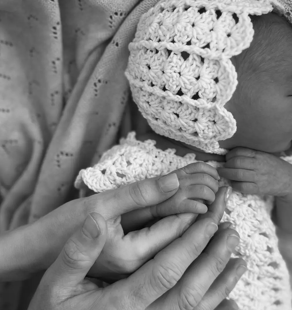 The couple called their daughter Palma Elizabeth Wright (Instagram/michkeegan)