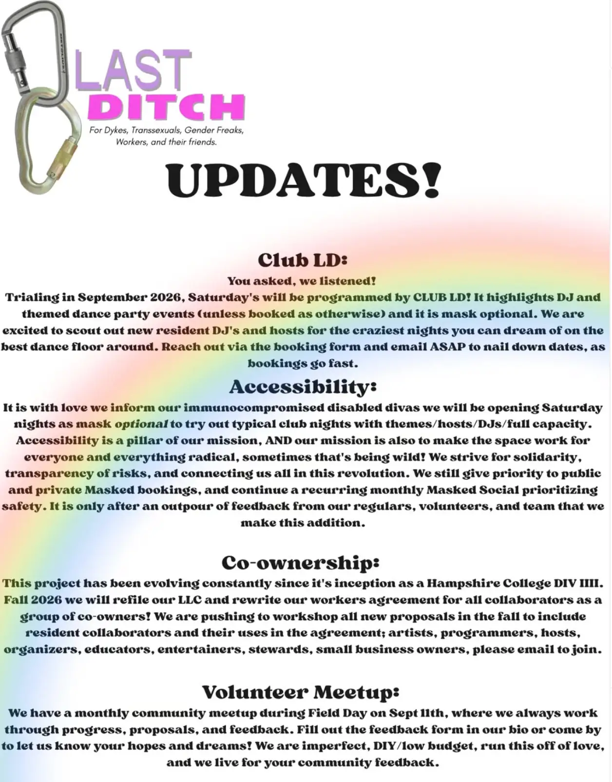 Backlash came after a new 'rules' update was shared via Instagram on 31 August (Instagram/@lastditchbar)