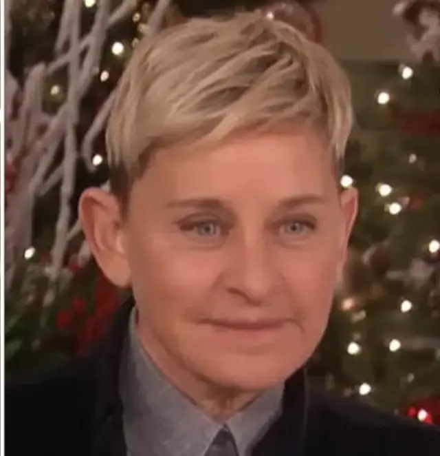 Ellen was lost for words. (Ellentube)