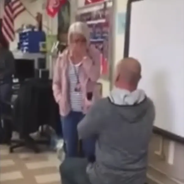 Students were delighted to see the proposal.