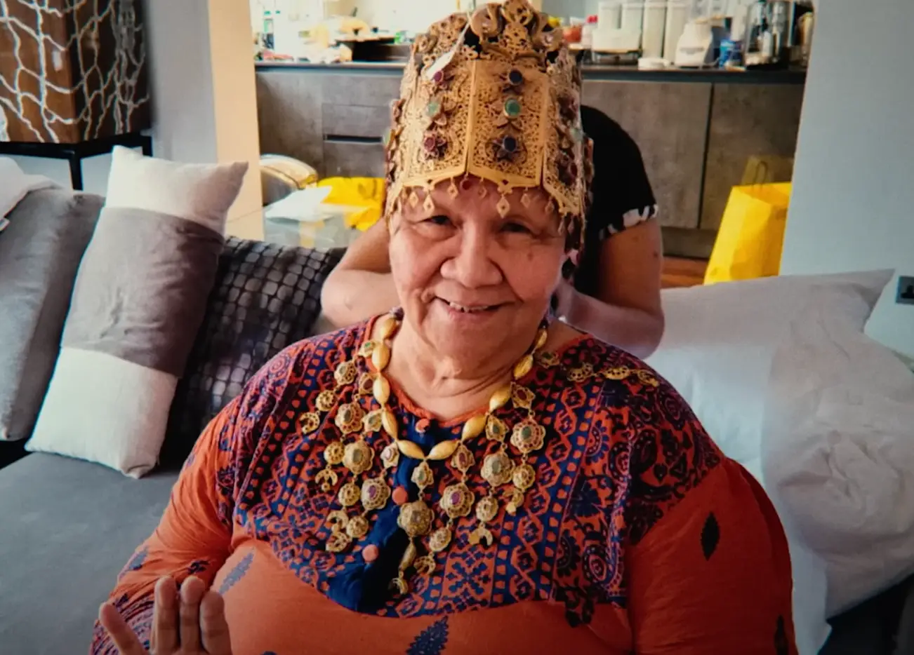 Dionne had claimed she was related to royalty (Netflix)