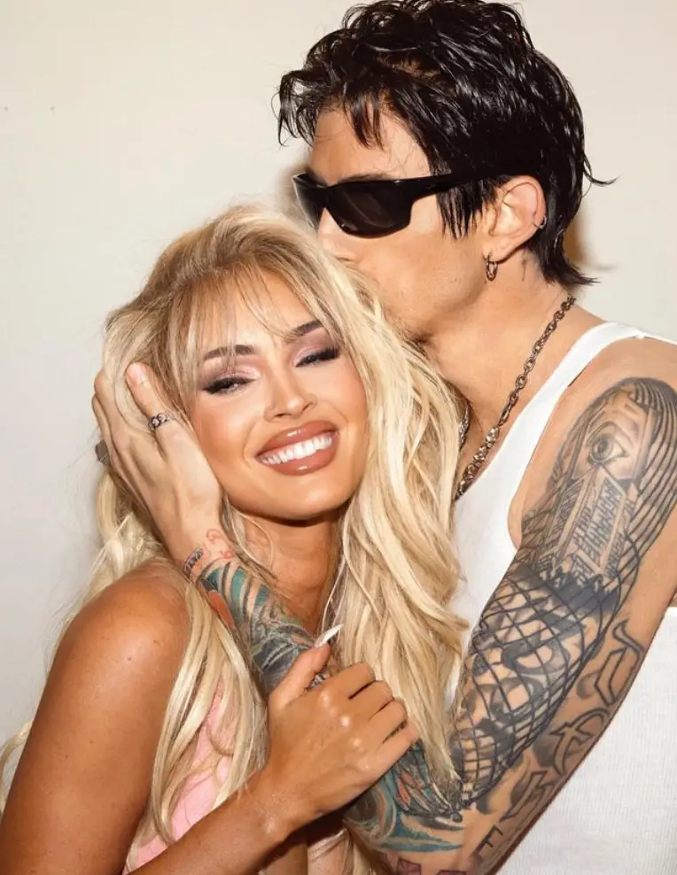 The couple also dressed up as Pamela Anderson and Tommy Lee.