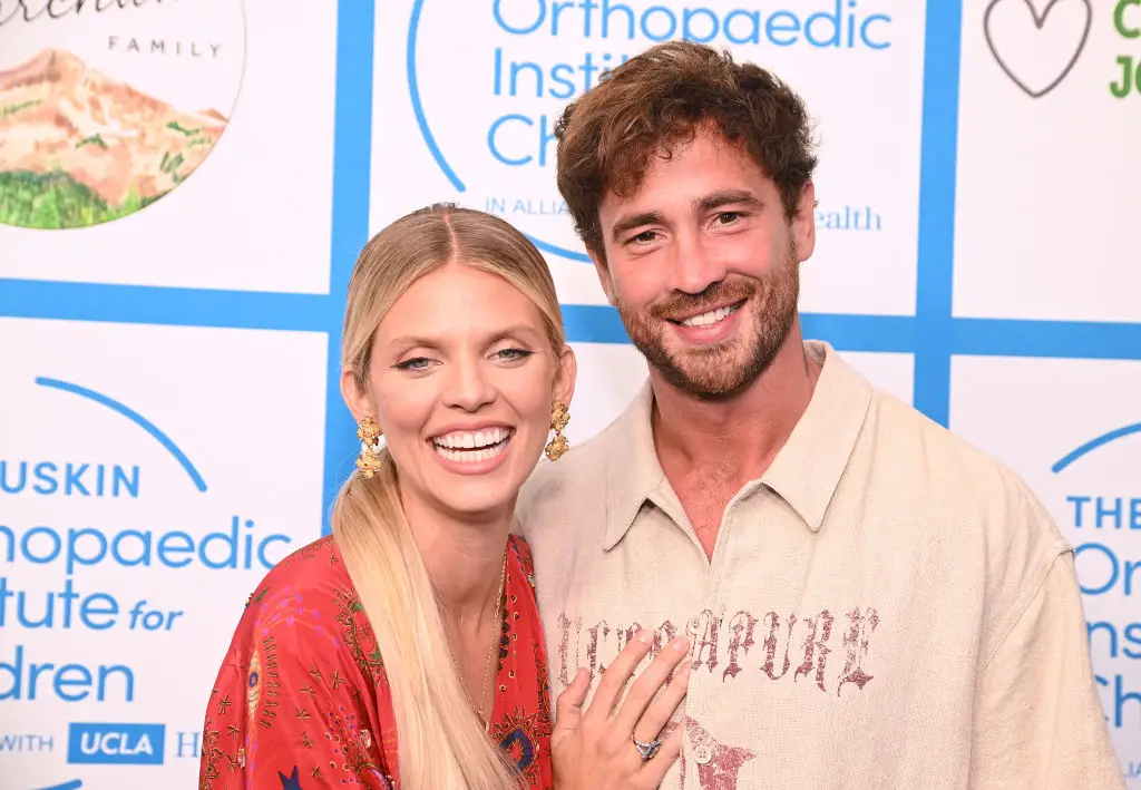 The actress announced over the weekend that she'd 'married the love of my life' ( Michael Tullberg/Getty Images)