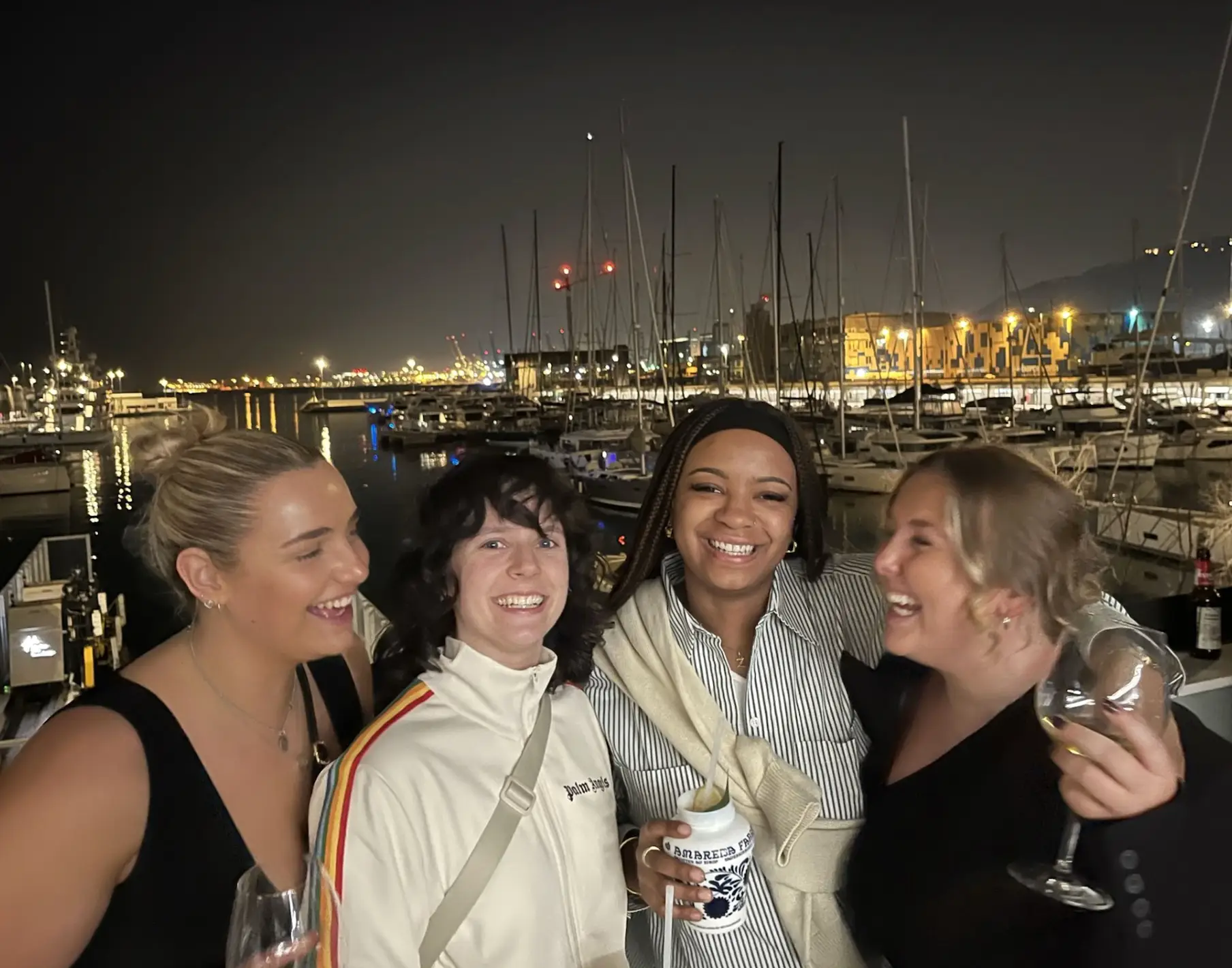 They flew back the following morning.