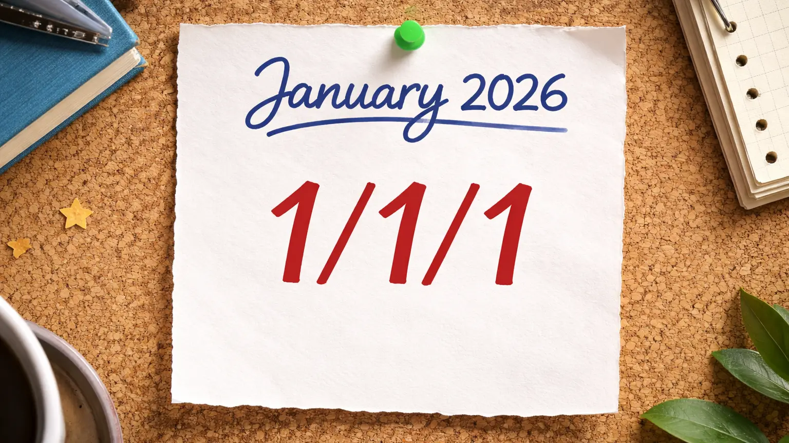 2026 starts on 1/1/1 for first time in years - here’s the rare meaning behind it
