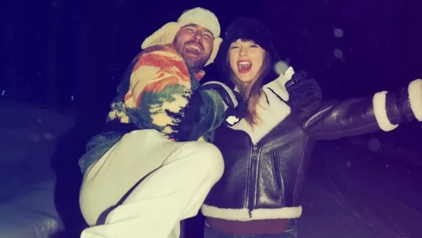 Swift used Travis' podcast to announce her new record, The Life of a Showgirl (Instagram/@killatrav)