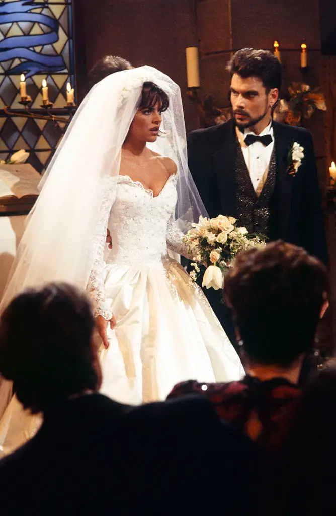 Their characters get married twice in the show (NBCU Photo Bank/NBCUniversal via Getty Images)