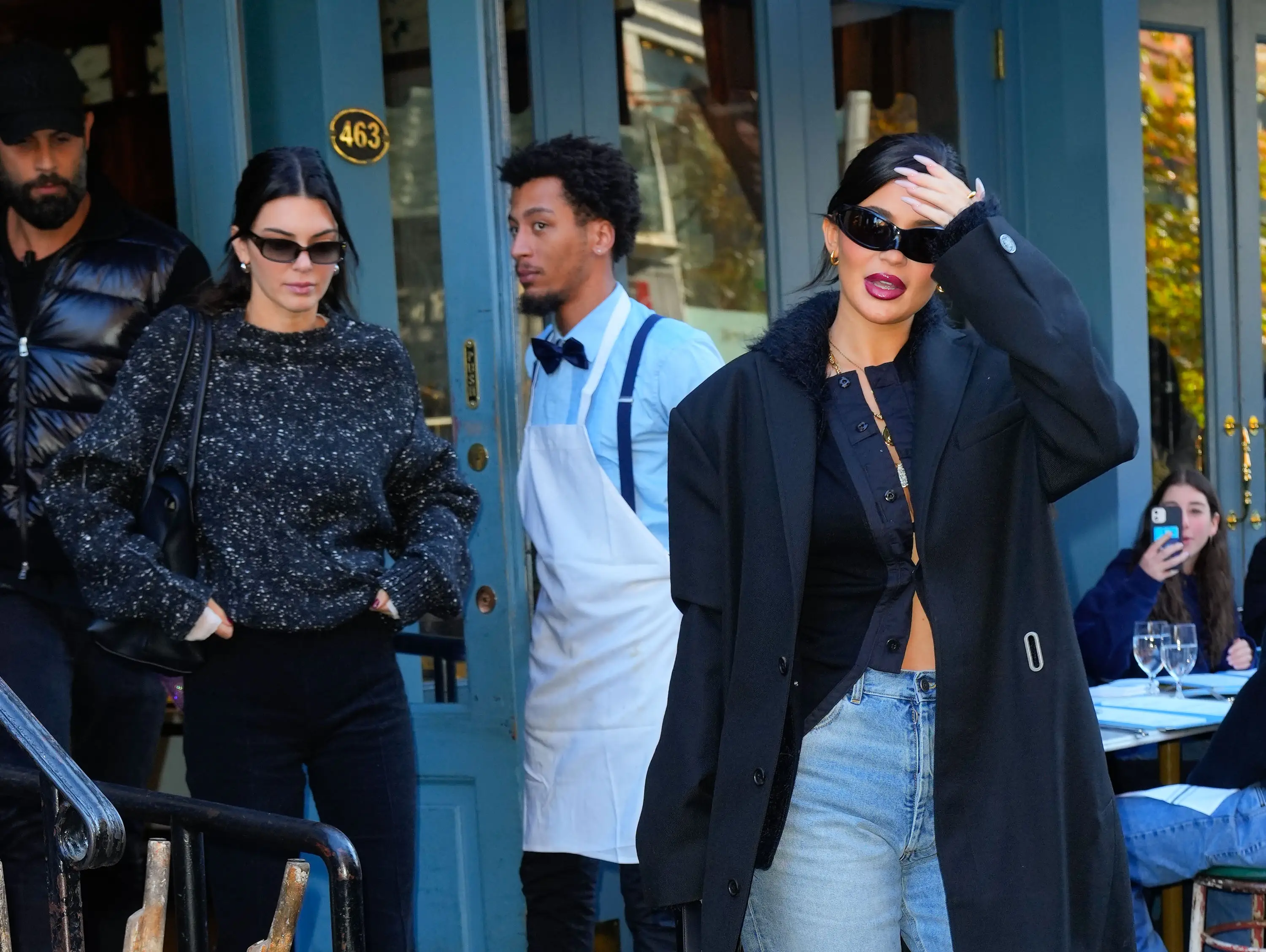 The Jenner sisters were spotted in the same car (Gotham/GC Image)