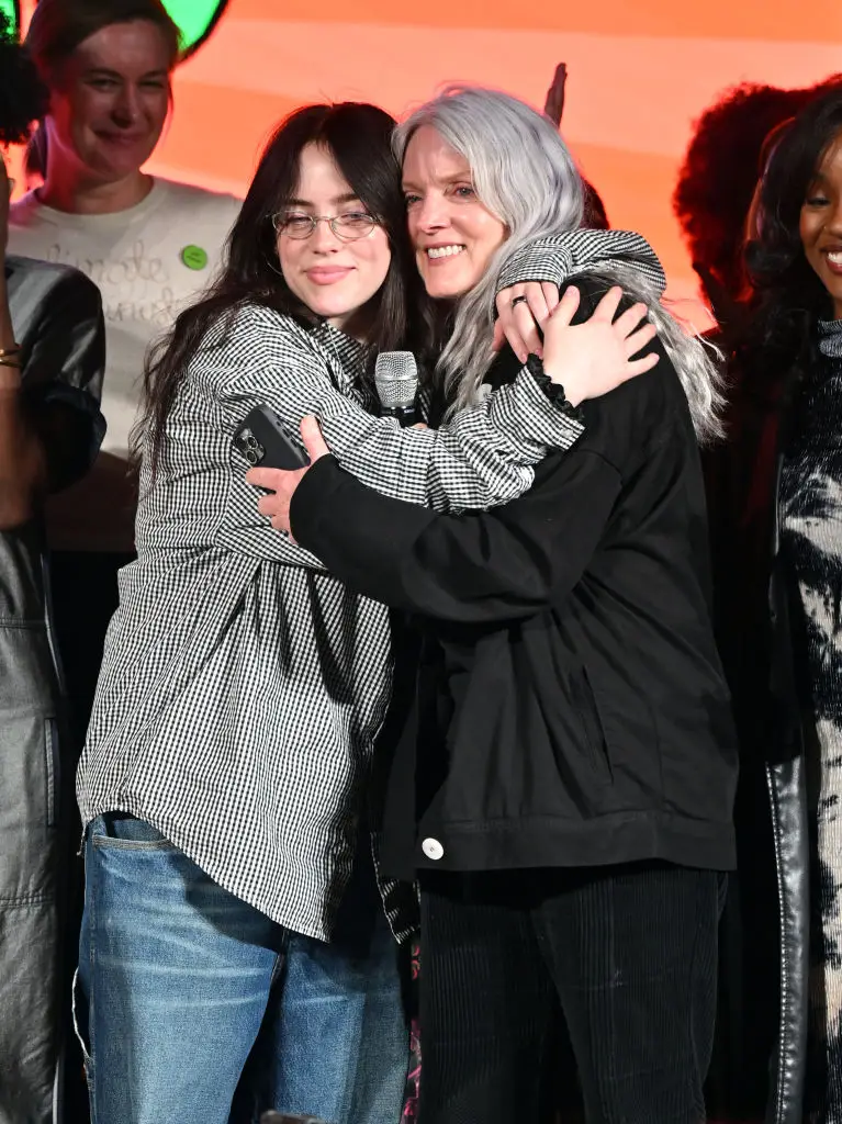 Billie Eilish and her mum, Maggie Baird (Paras Griffin / Contributor / Getty Images)