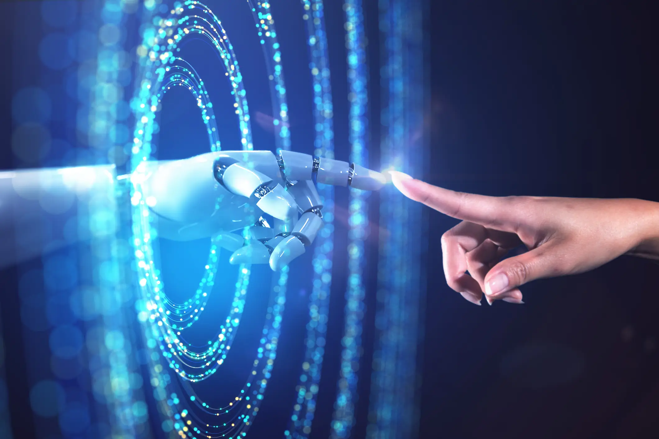 The Brazilian mystic foresees a continued 'meteoric rise of technological progress in artificial intelligence (Getty Stock Image)