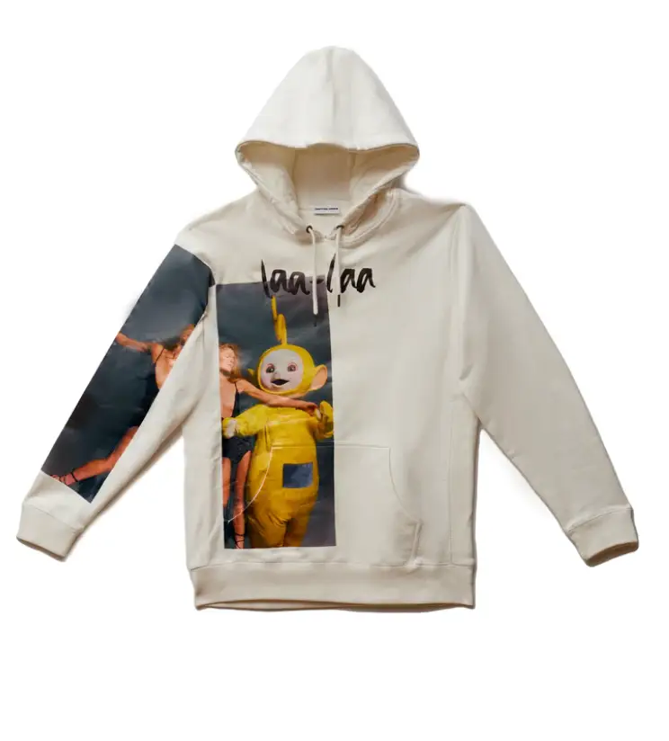 Fear not, if boots aren't your thing, there's Teletubby t-shirts, jackets and hoodies too.