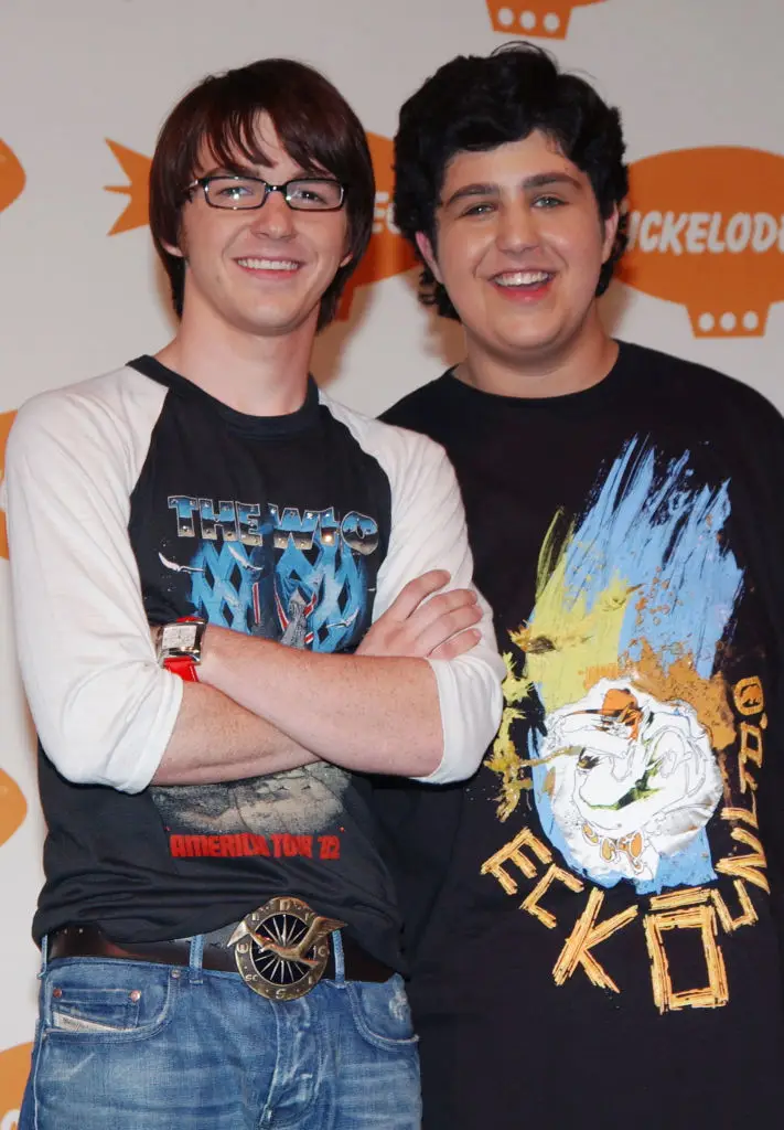 Drake Bell and Josh Peck in 2004 (Jon Kopaloff/FilmMagic)
