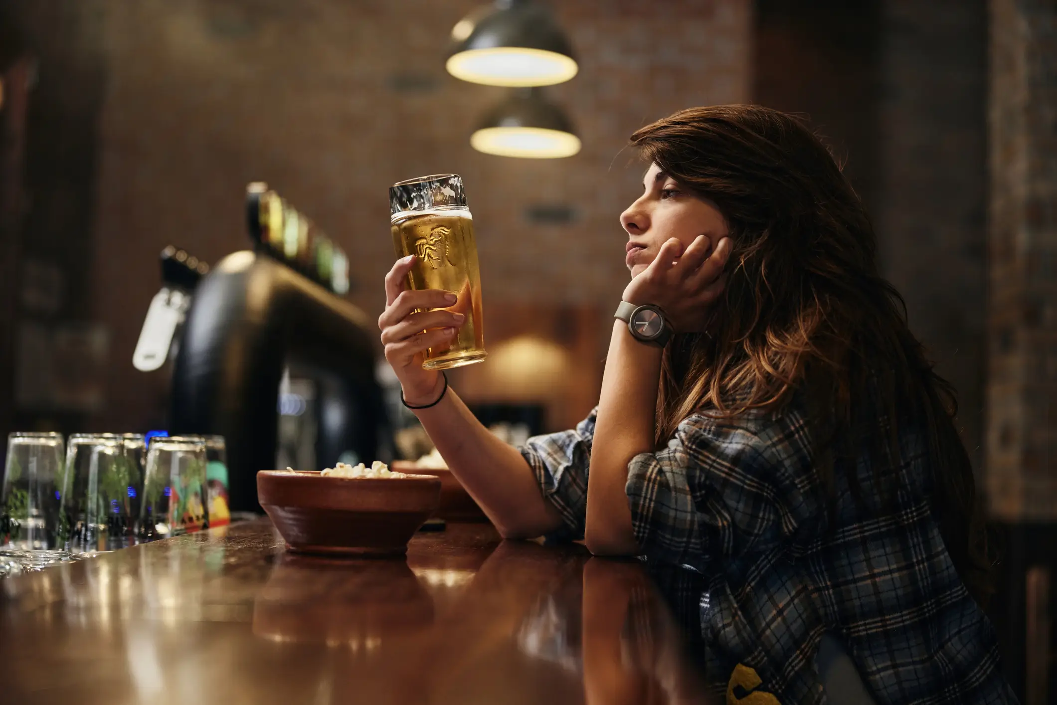 Alcohol consumption becomes problematic for some. (Getty Stock Image)