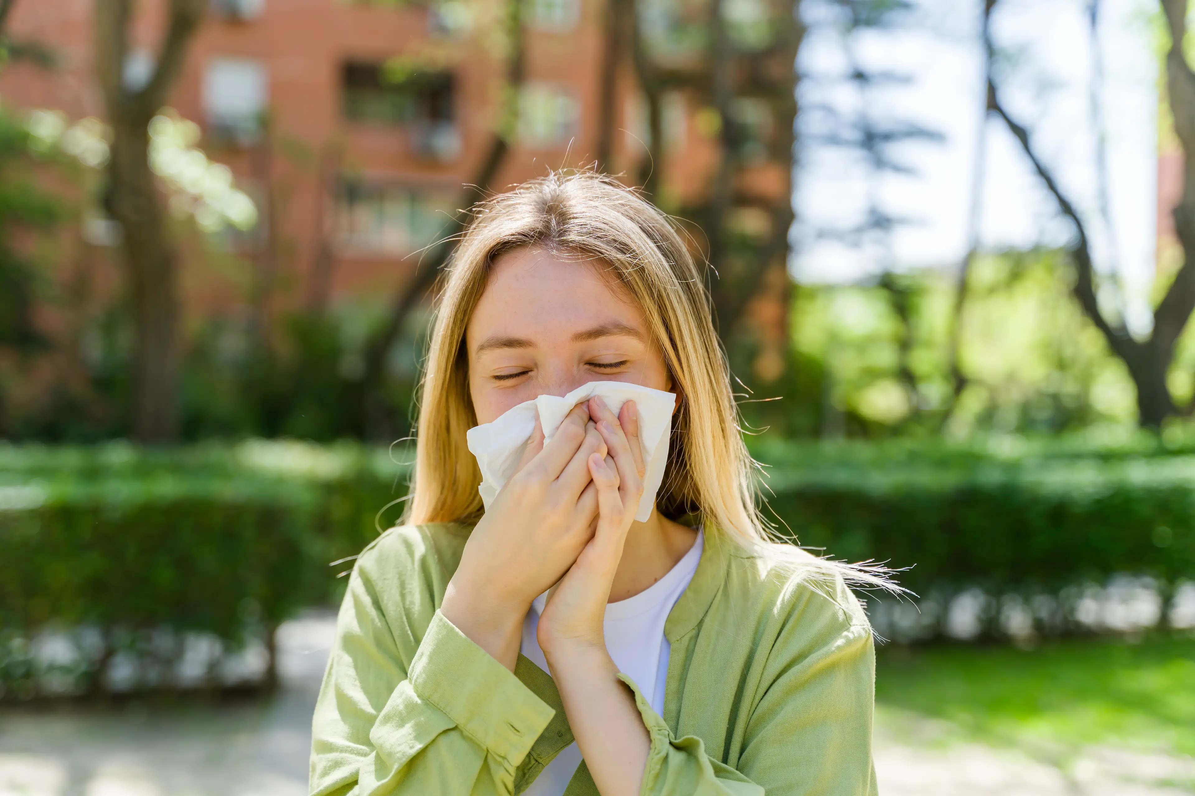 Sneezing can be problematic after childbirth (Getty Stock)