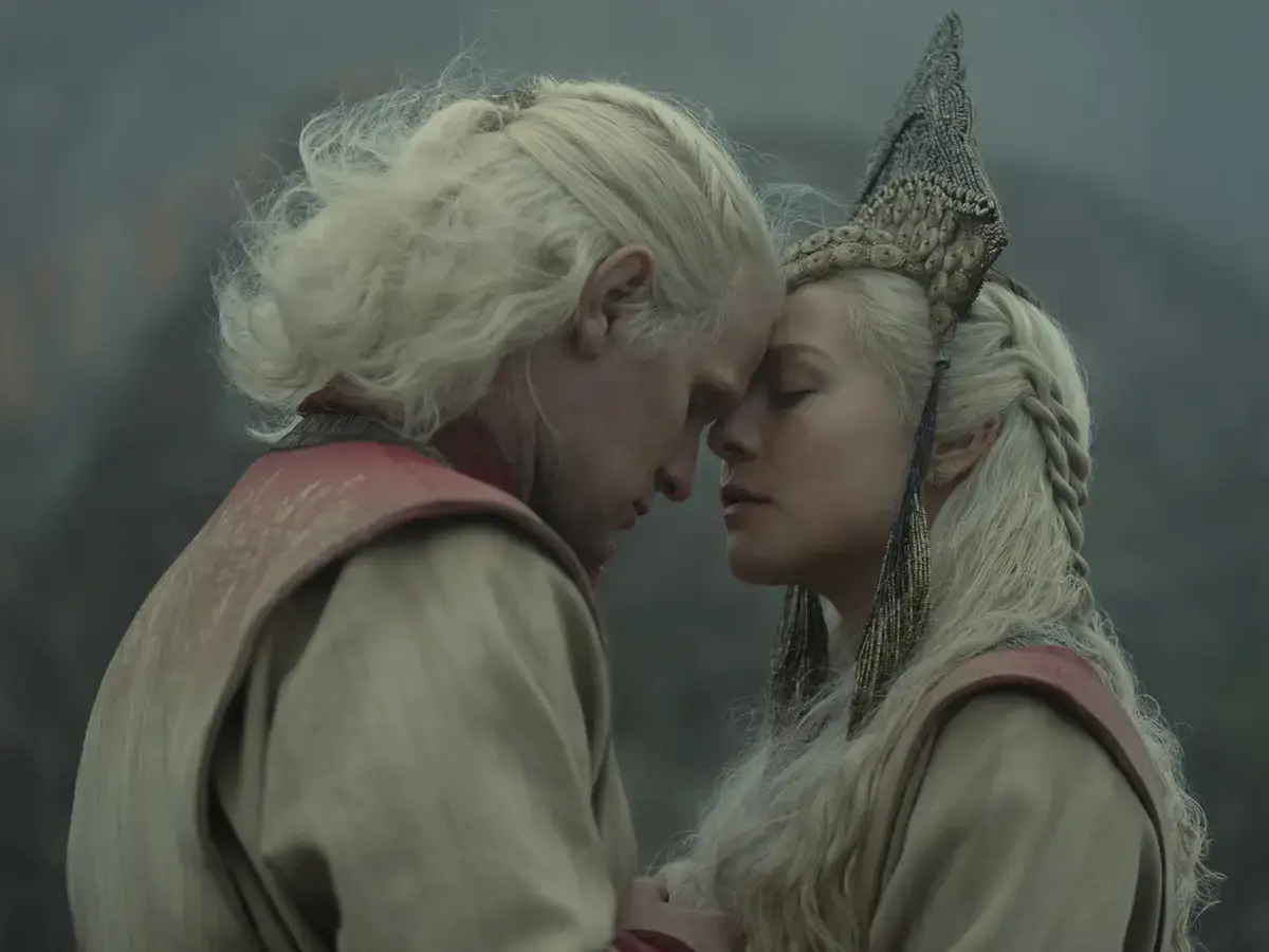 House of the Dragon has plenty of incest, this newly married couple are uncle and niece. (HBO Max)