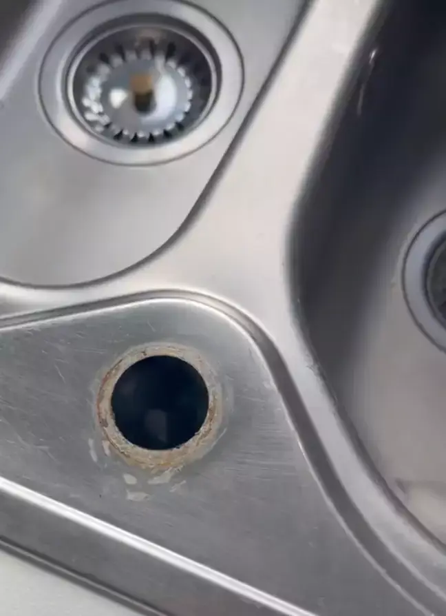 The hole causing all the fuss.