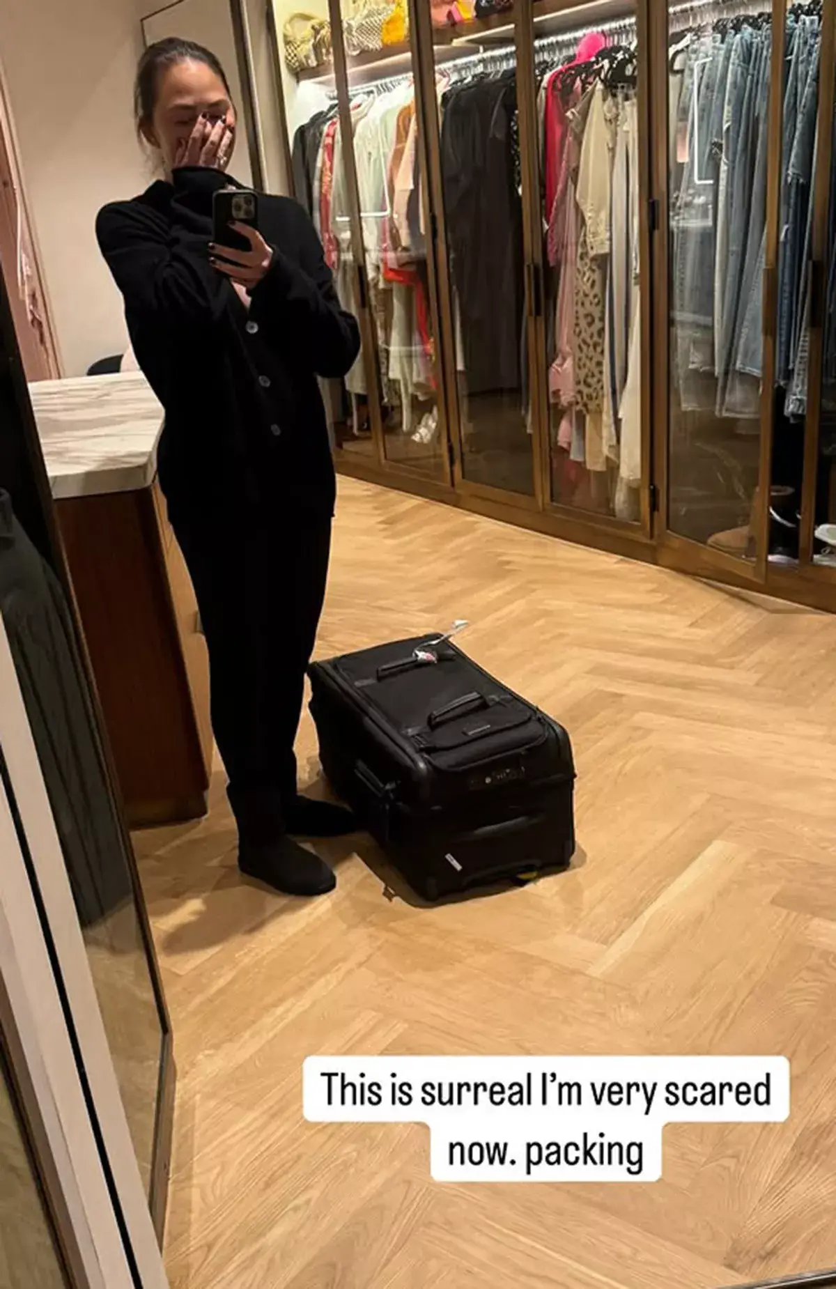 Chrissy Teigen opened up about the 'surreal' experience (Instagram/@chrissyteigen)