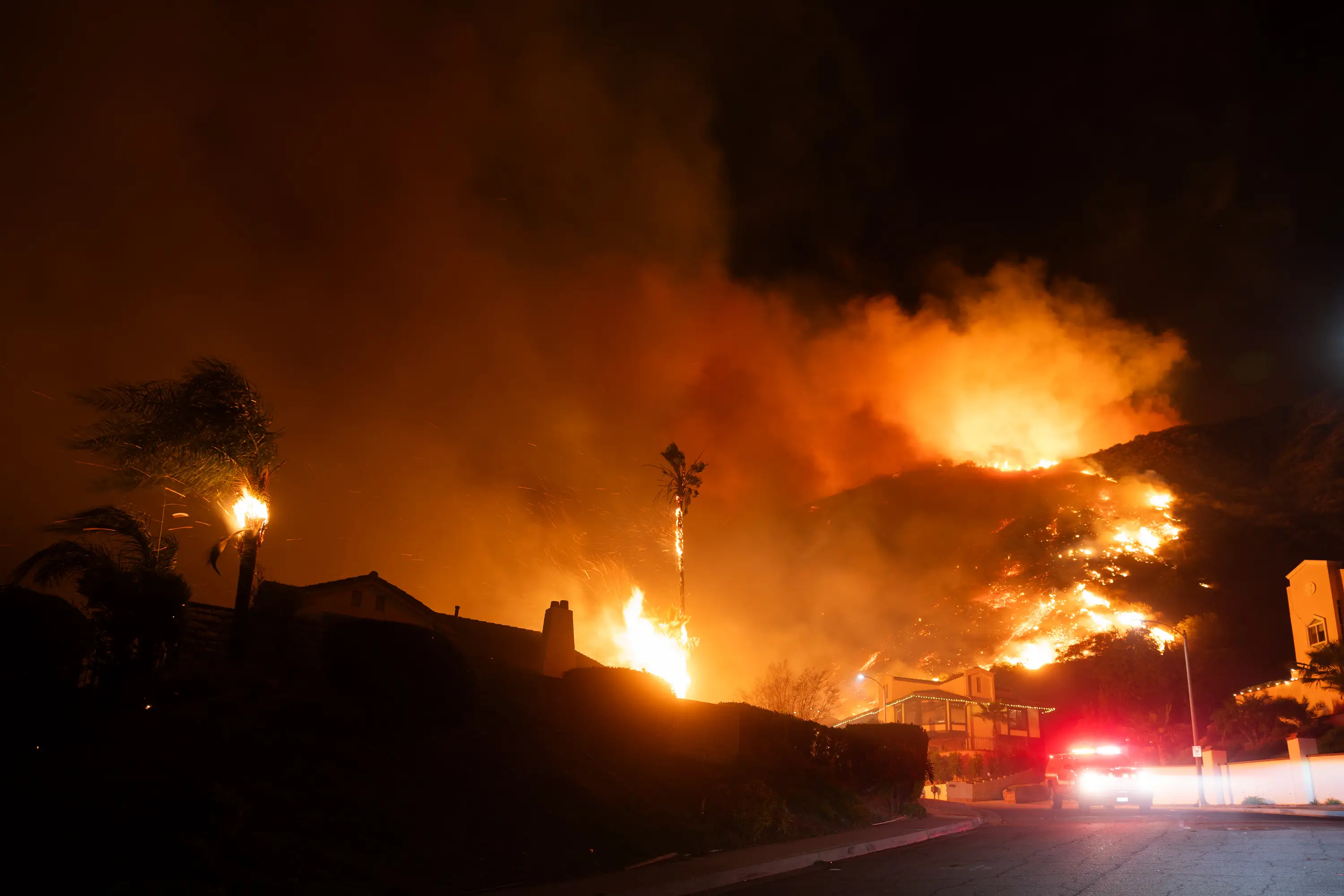 The wildfires are understood to have destroyed thousands of properties (Qian Weizhong/VCG via Getty Images)