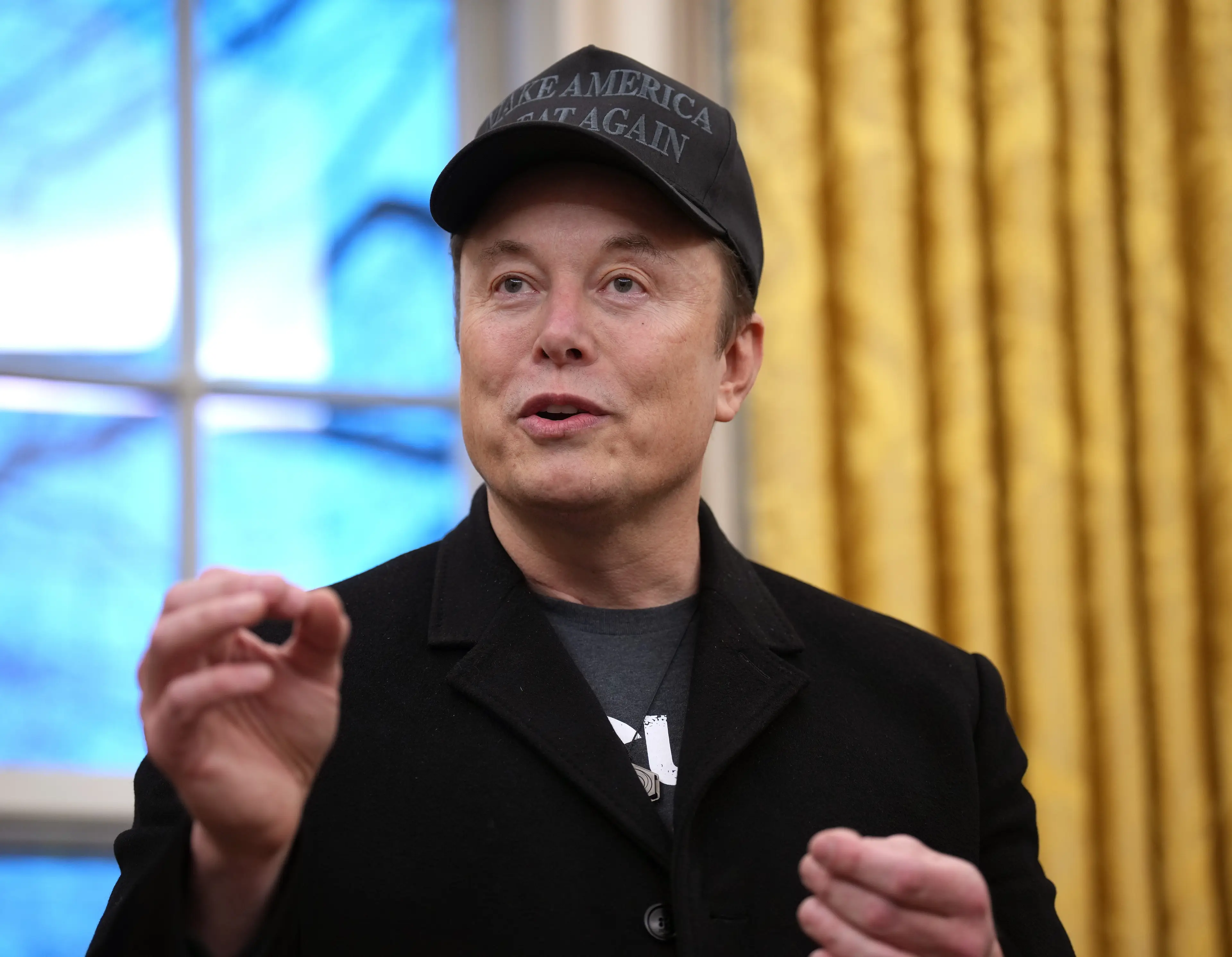 Musk was tasked to bring the pair home (Andrew Harnik/Getty Images)
