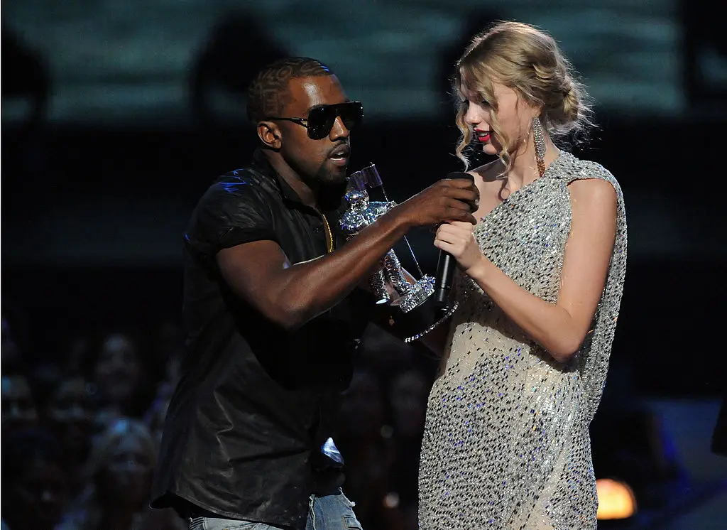 The interruption birthed one of music's most notorious feuds (Jeff Kravitz/FilmMagic)