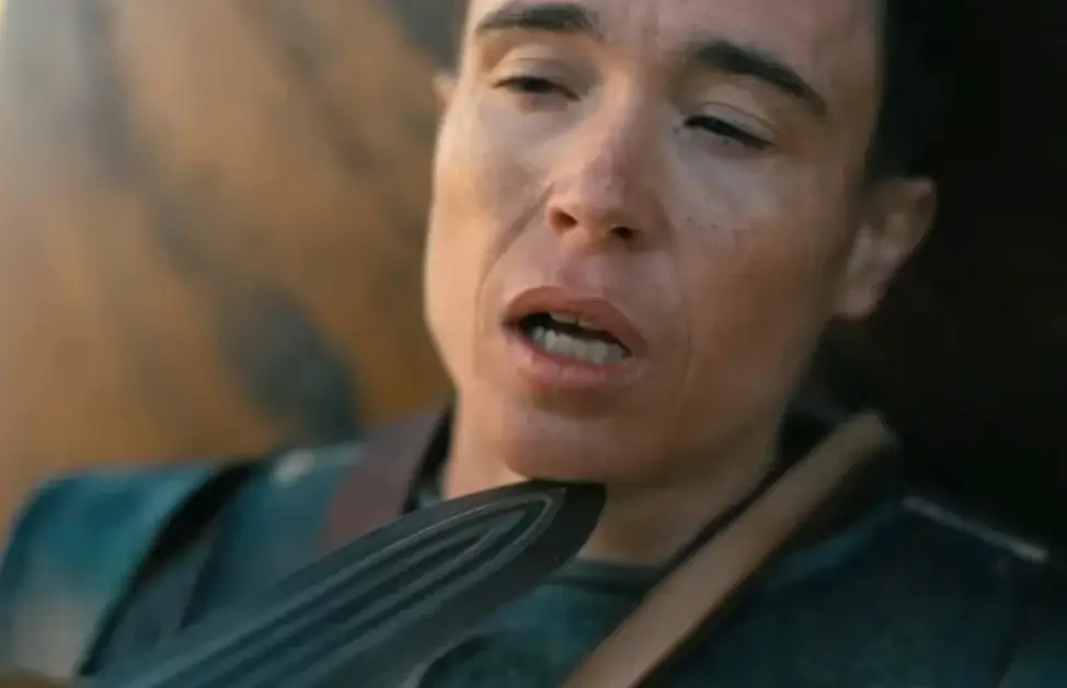 Elliot Page stars as Sinon in The Odyssey (Universal Pictures)