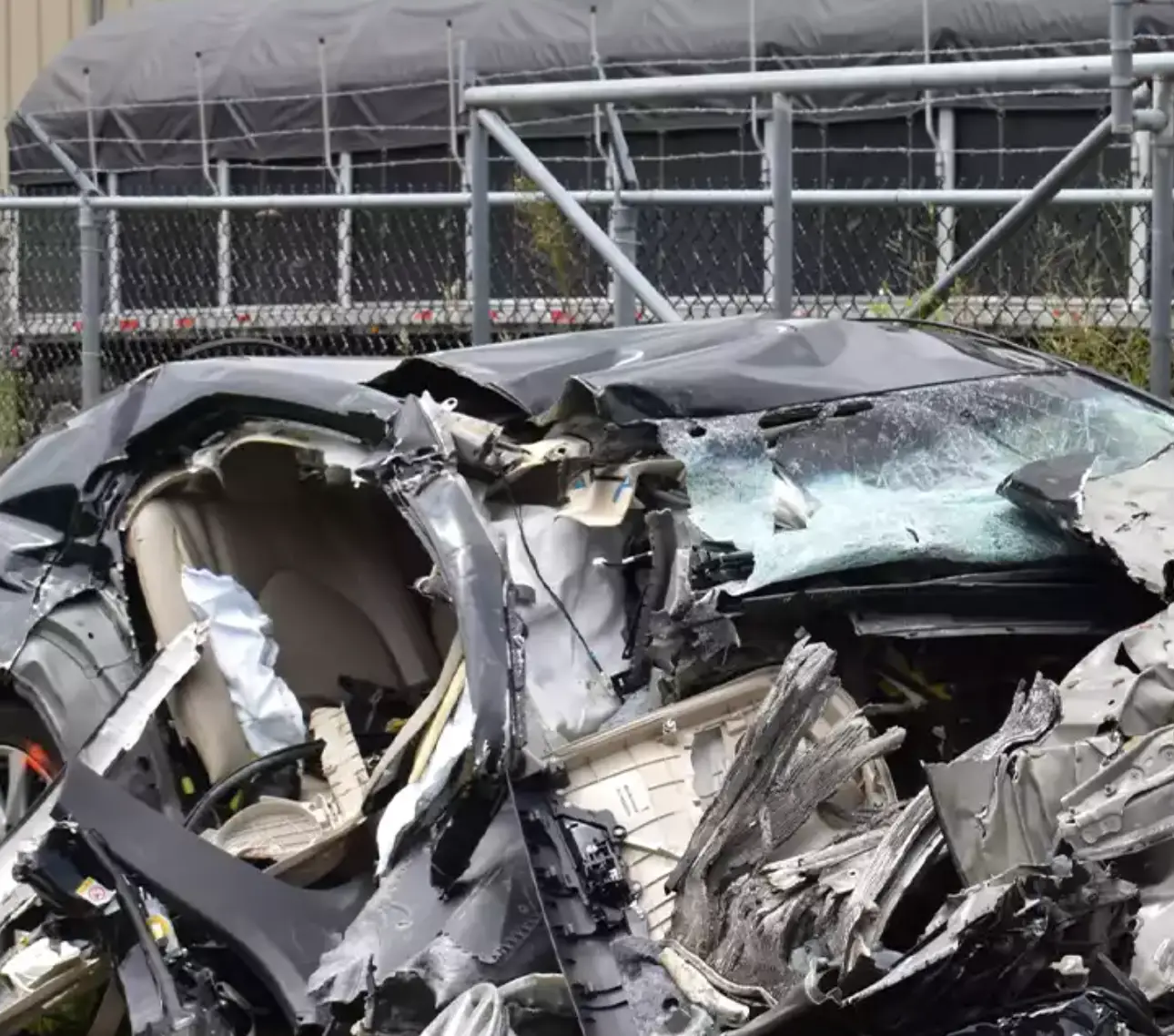 Shirilla slammed her car into a brick wall at approximately 100 mph (Cuyahoga County Prosecutor's Office)