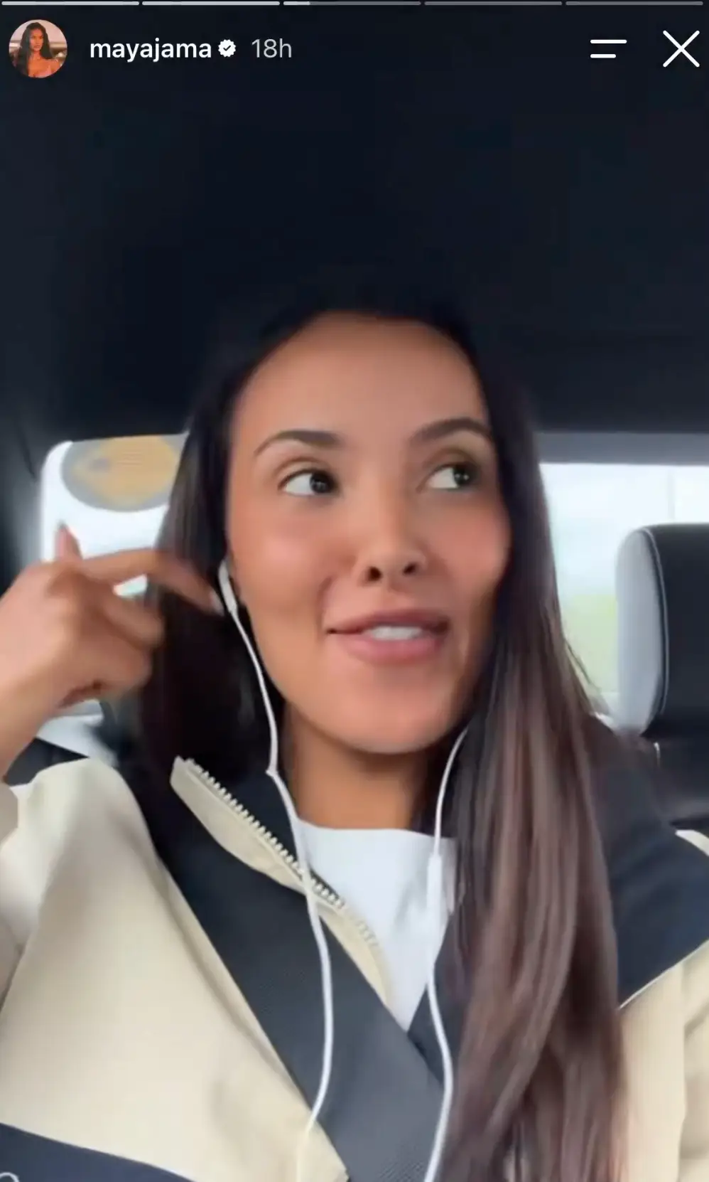 Maya Jama has addressed the rumours that she and her ex Stormzy are back together (Instagram/@mayajama)