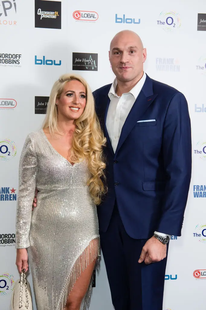 Paris Fury and Tyson Fury attend the Nordoff Robbins Boxing Dinner 2019 on November 18, 2019 in London, England (Jeff Spicer/Getty Images)