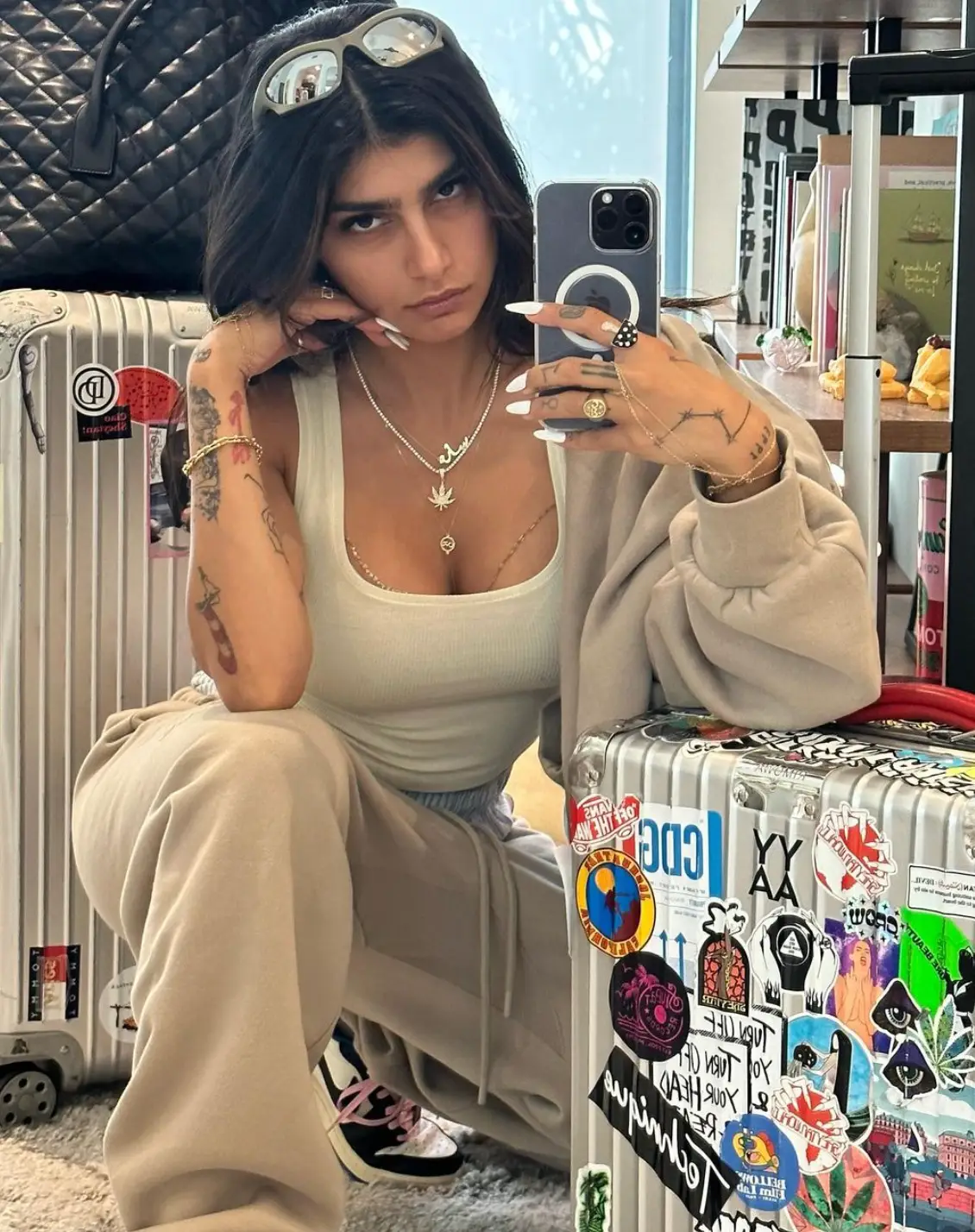 Khalifa turned her back on porn to become a media personality and influencer (Instagram/@miakhalifa)