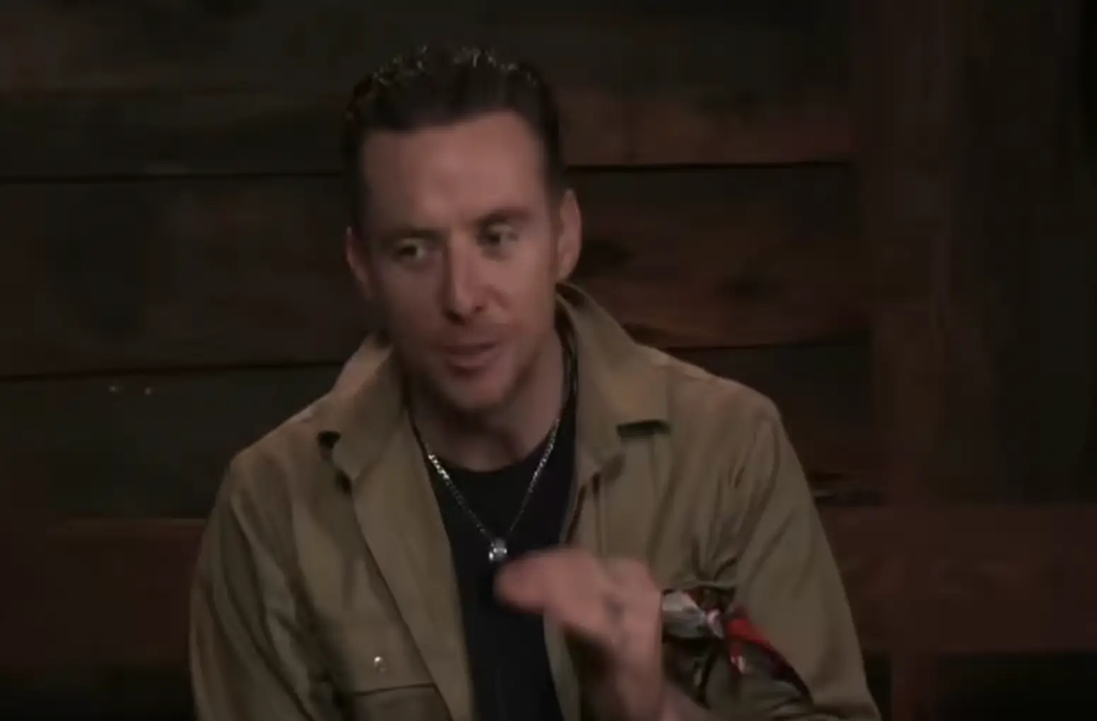 Danny Jones explained why he nabbed a bed (ITV)