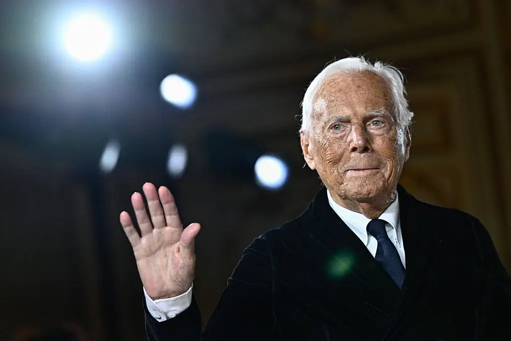 The world of fashion lost Giorgio Armani in September (JULIEN DE ROSA/Getty Images)
