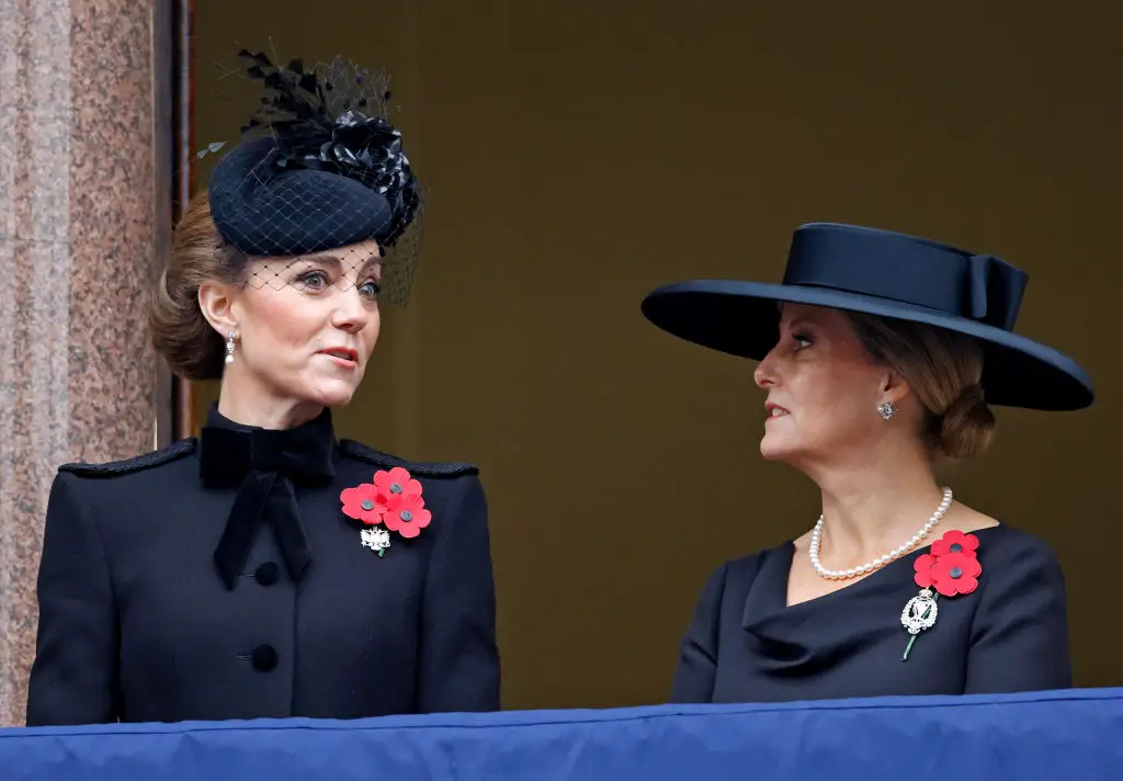Kate Middleton was seen giggling with Sophie, Duchess of Edinburgh (Max Mumby/Indigo/Getty Images)
