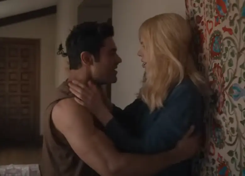 Kidman and Efron's characters strike up a relationship in the movie.