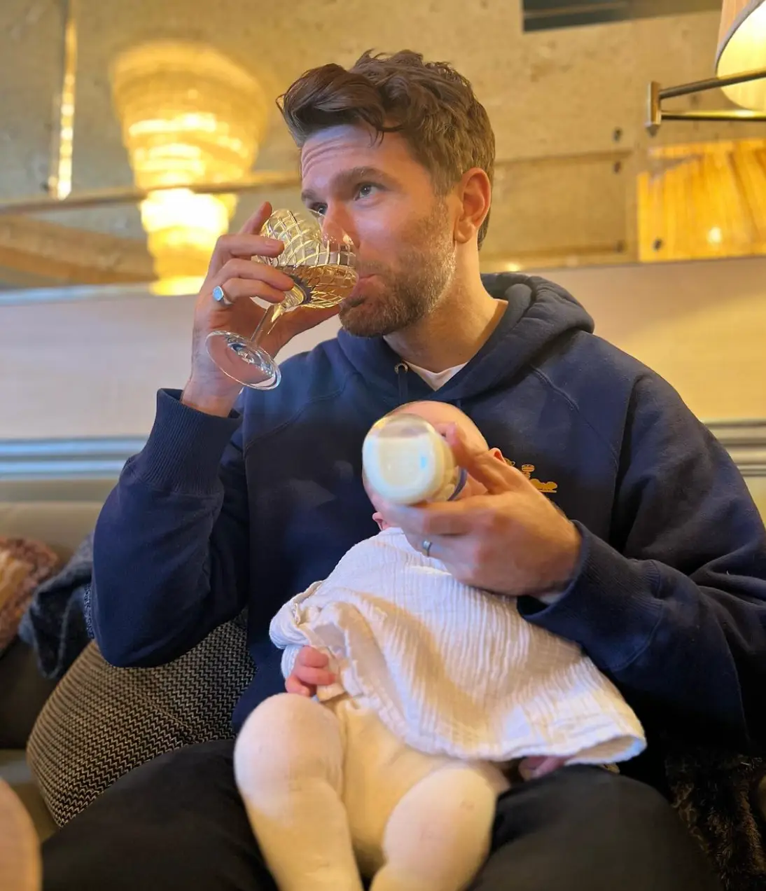 Dommett also shared an update on nine-month-old Wilde (Instagram/@joeldommett)